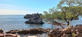 Fishing from the rocks